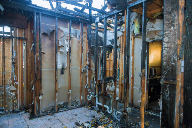 Professional Fire Damage Repair technician working in Okeechobee, FL